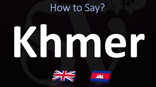 How to Pronounce Khmer CORRECTLY [upl. by Ayoral]