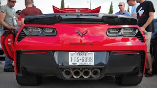 2015 Corvette C7 Z06 Start Up Loud Revs amp Acceleration  Amazing Exhaust Sound  Z07 Package [upl. by Annahs]