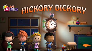 Hickory Dickory Dock with Lyrics  LIV Kids Nursery Rhymes and Songs  HD [upl. by Akayas]