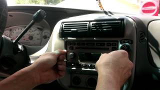 Ford Sport Trac factory stereo removal [upl. by Emmons]