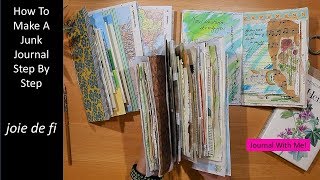 How To Make A Junk Journal Step By Step [upl. by Edie967]