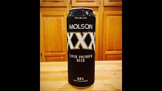 Day 255 Beer Review Molson XXX MolsonCoors WTF Thursday 🇨🇦 Canadian Beer 🇨🇦 [upl. by Anhpad]