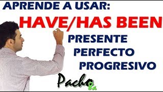 Estructura gramatical Presente Perfecto Progresivo  HAVE  HAS BEEN  Clases inglés [upl. by Nahc852]