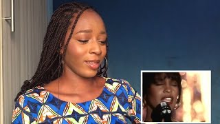 FIRST TIME REACTION TO WHITNEY HOUSTON  I Will Always Love You Official Video [upl. by Eyak]