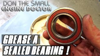 HOWTO Grease A Sealed Bearing [upl. by Trude]