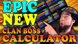 The Epic and New Clan Boss Calculator  Raid Shadow Legends [upl. by Acinorehs]