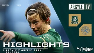 Plymouth Argyle v Queens Park Rangers highlights [upl. by Hourihan133]