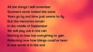 September lyrics By Daughtry [upl. by Elane]