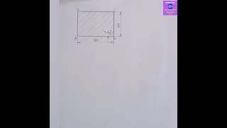 HOW TO DRAW INCLINED LINES IN 45°ANGLE [upl. by Ahseer]