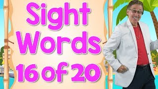 Sight Words  Ready to Read Sight Words  List 16  Jack Hartmann [upl. by Belanger]