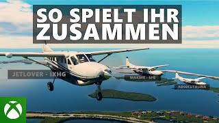 MULTIPLAYER im Microsoft Flight Simulator  So geht es [upl. by Willette]