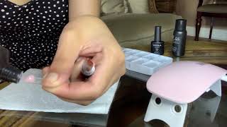 How To Apply Poly Gel Nail At Home For Beginners [upl. by Ecyaj]