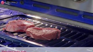 LG Range  How to Use the Broiler Feature [upl. by Attennaj]