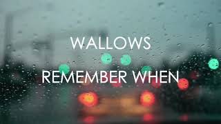 Remember When  Wallows LYRICS [upl. by Akiemaj]