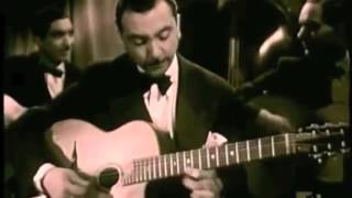 Django Reinhardt CLIP performing live 1945 [upl. by Llerihs]