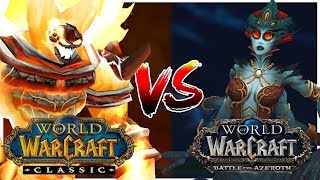 Raiding in Classic VS Retail WoW [upl. by Enaid]