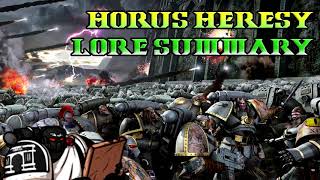 30K Lore The Horus Heresy Lore Breakdown Horus Rising 1 [upl. by Enelyam]