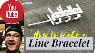 How to Make a Line Bracelet Jewellery Works Full Video Tutorial [upl. by Phillis591]