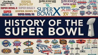 The ENTIRE History of the Super Bowl [upl. by Mishaan979]