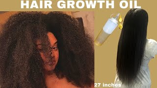 Hair Growth Oils That Helped My Hair Grow 27 Inches  DIY [upl. by Ruben]