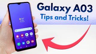 Samsung Galaxy A03  Tips amp Tricks Hidden Features [upl. by Tillman]