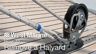 Removing a Halyard from your Mast [upl. by Nerua829]