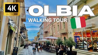 ğŸŒSARDINIA  Italy  OLBIA  WALKING TOUR 4K [upl. by Lerner7]