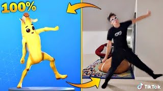 FORTNITE DANCES IN REAL LIFE THAT ARE 100 IN SYNC Original Fortnite Dances in Real Life [upl. by Mira]