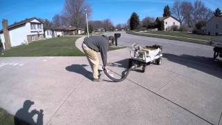 How to Level a Concrete Driveway [upl. by Aissatan405]