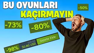 Steam İndirimi Kaçırmamanız Gereken 10 Efsane Oyun [upl. by Atinra]