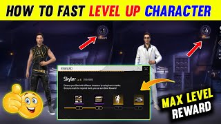 How To Level Up Character After Update In Free Fire  Character Level Up Kaise Karen [upl. by Levinson]