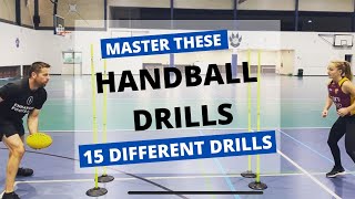 AFL drills handballing [upl. by Enigroeg]