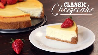 Classic Cheesecake Recipe  How Tasty Channel [upl. by Amelina]