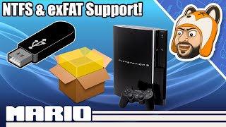 How to Install PS3 PKG Files from exFAT amp NTFS USB Drives  Large 4 GB PKG Support [upl. by Silvanus323]