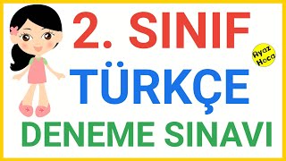 2 Sınıf Deneme Sınavı  2 Sınıf Dersleri  Türkçe [upl. by Favianus541]