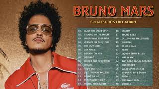 Leave The Door Open  BrunoMars Greatest Hits 2021  BrunoMars Playlist  BrunoMars Full Album [upl. by Malissia]