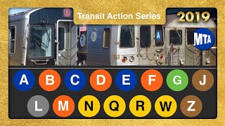 New York City Subway All Lettered Trains  MTA NYC Subway TrAcSe 2019 2k Special [upl. by Giacamo779]