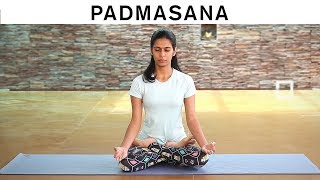 How to do Padmasana  Lotus Pose [upl. by Harutek]