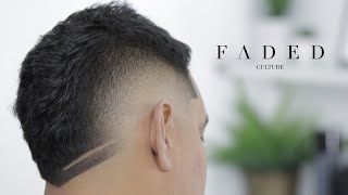 HAIRCUT TUTORIAL BURST FADE MOHAWK [upl. by Gelhar]