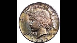 Top 5 most valuable Peace Dollar varieties [upl. by Reivaxe]