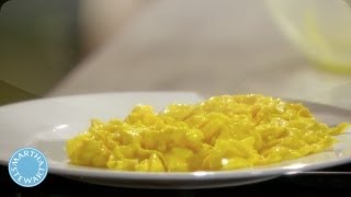 Fluffy Scrambled Eggs  Martha Stewart [upl. by Ecidna]