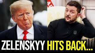 Zelenskyy HITS TRUMP BACK with Hilarious Troll [upl. by Adnawahs]