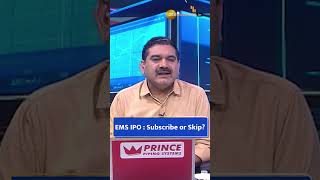 EMS IPO Analysis  Subscribe or Skip  Anil Singhvi [upl. by Lincoln]