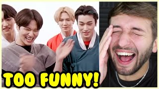 the actual funniest things ATEEZ has ever done Reaction [upl. by Imnubulo]