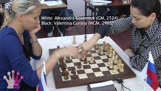 Kosteniuk  Gunina Blitz Chess 2010 [upl. by Hu]