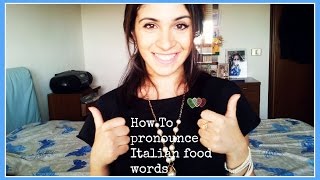 How To Pronounce Italian Food Names Correctly [upl. by Amer]