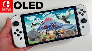 Pokémon Legends Arceus OLED Nintendo Switch Gameplay [upl. by Koch732]