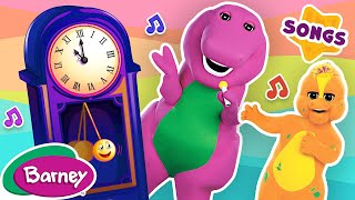 Barney  Hickory Dickory Dock SONG with LYRICS [upl. by Mateo]