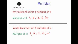 Multiples [upl. by Yusem323]