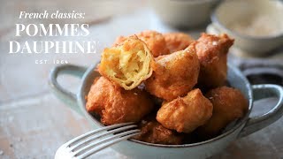 How to make pommes dauphine French potato puffs recipe [upl. by Dnalyar728]